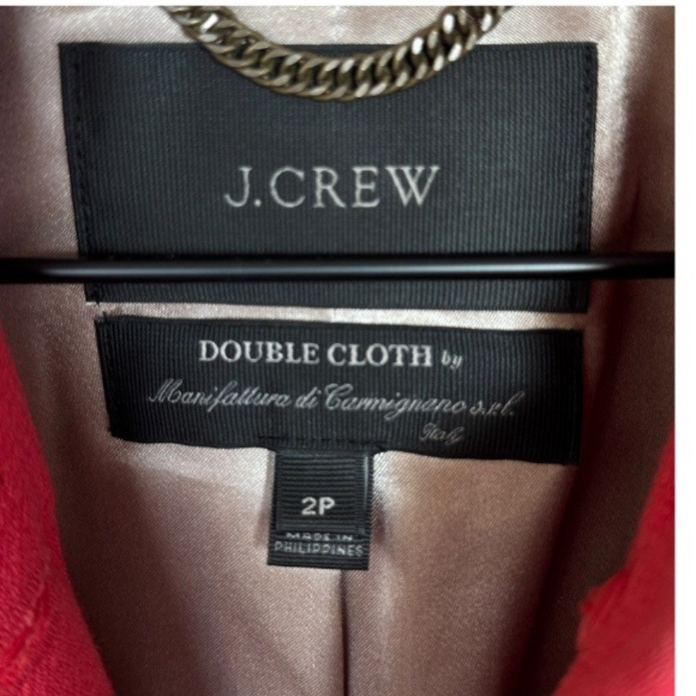 J Crew Classic Lady Day Coat Italian Wool Thinsulate Petite 2 Retail $398 - Picture 5 of 10